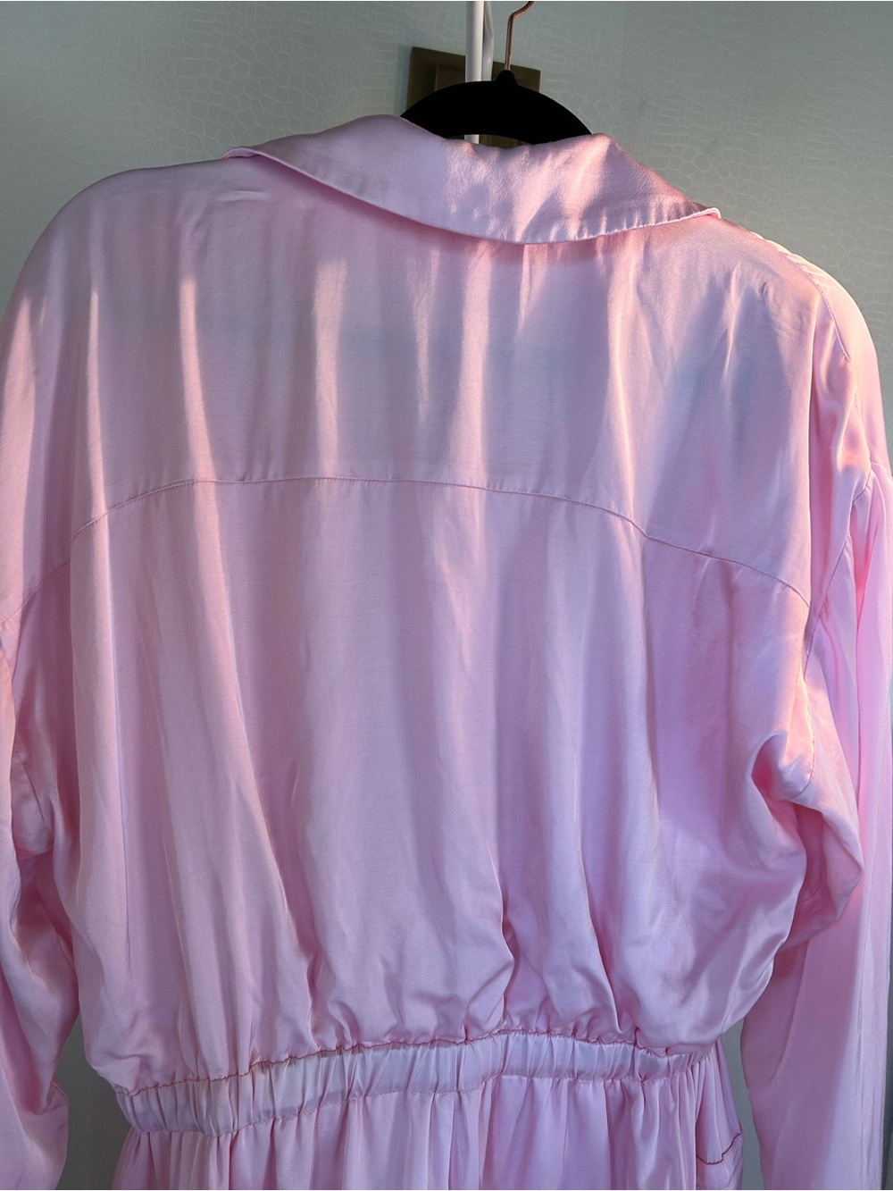 NEVER WORN! Lovers + Friends Blush Pink Button-Front Shirt - Picture 5 of 5